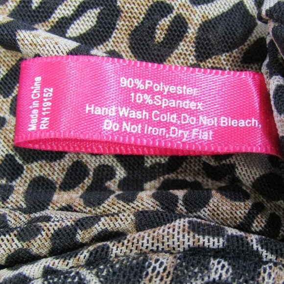 NEW Pucker Up! Animal Cheetah Print Cami & Thong - Picture 6 of 6